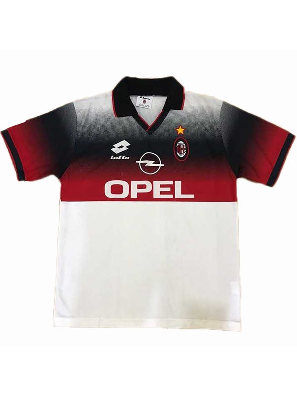 AC milan rétro maillot vintage réplique uniforme hommes blanc football sportswear maillot de football 1996-1997